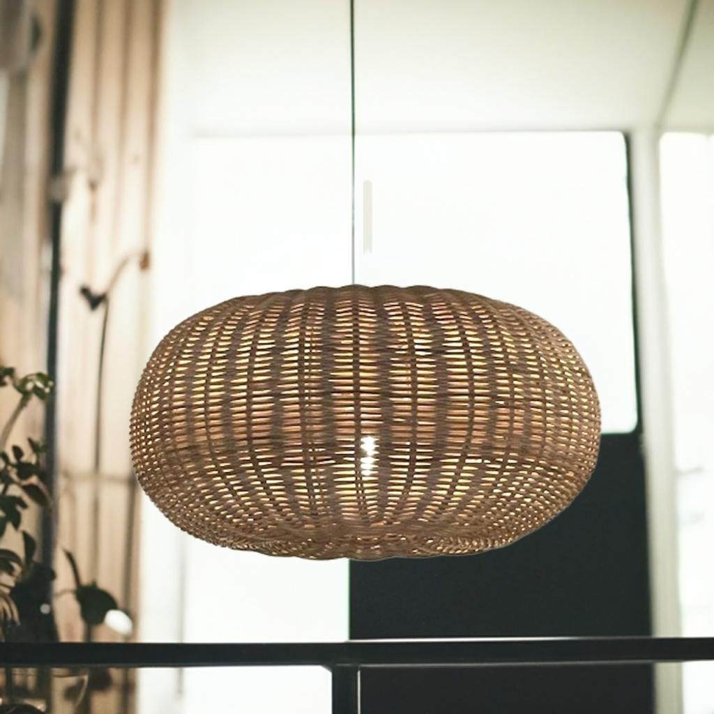 DONU Pendant Lamp 40 / ラタンランプ