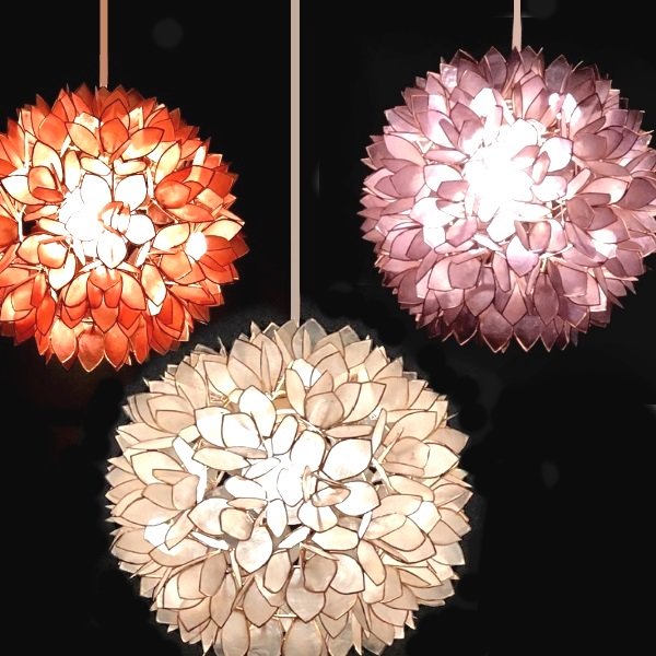 SHELLY Pendant Lamp/カピスシェルランプ