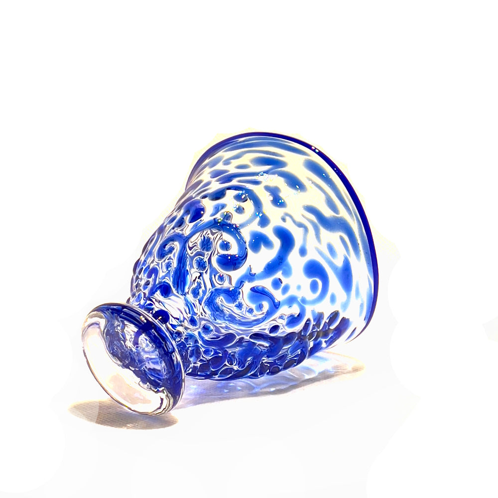 アラベスク つらら 青［宮澤ガラス工房］