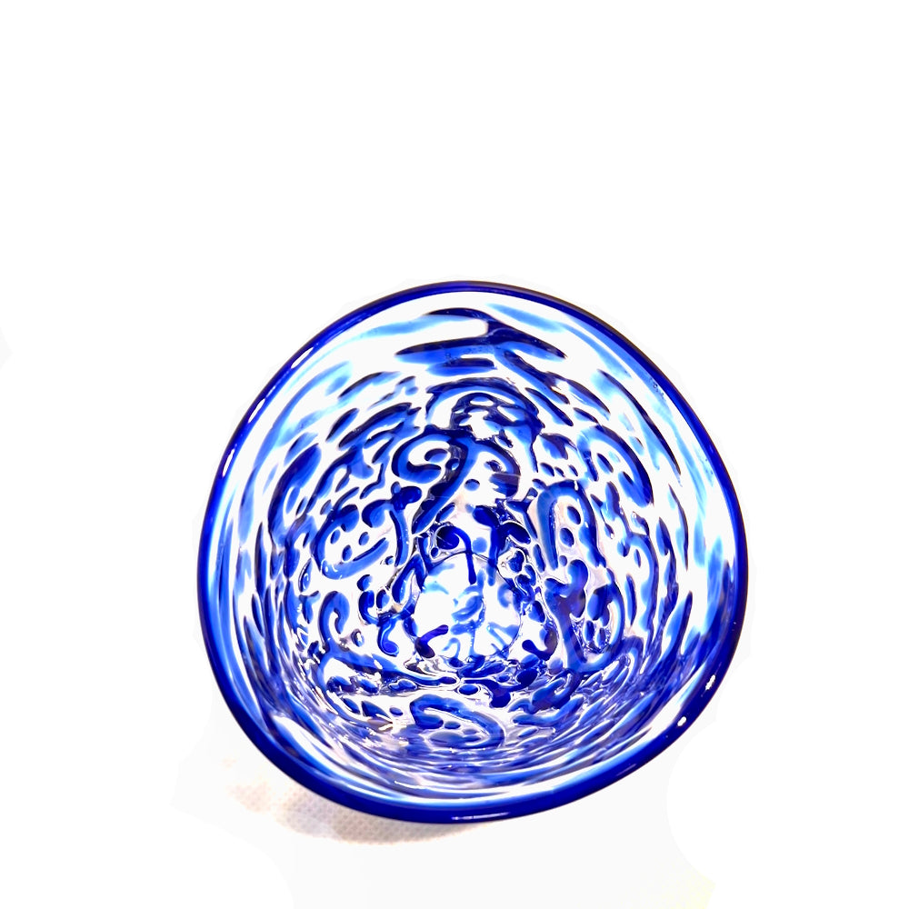 アラベスク つらら 青［宮澤ガラス工房］