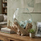 Driftwood glass base XL-1
