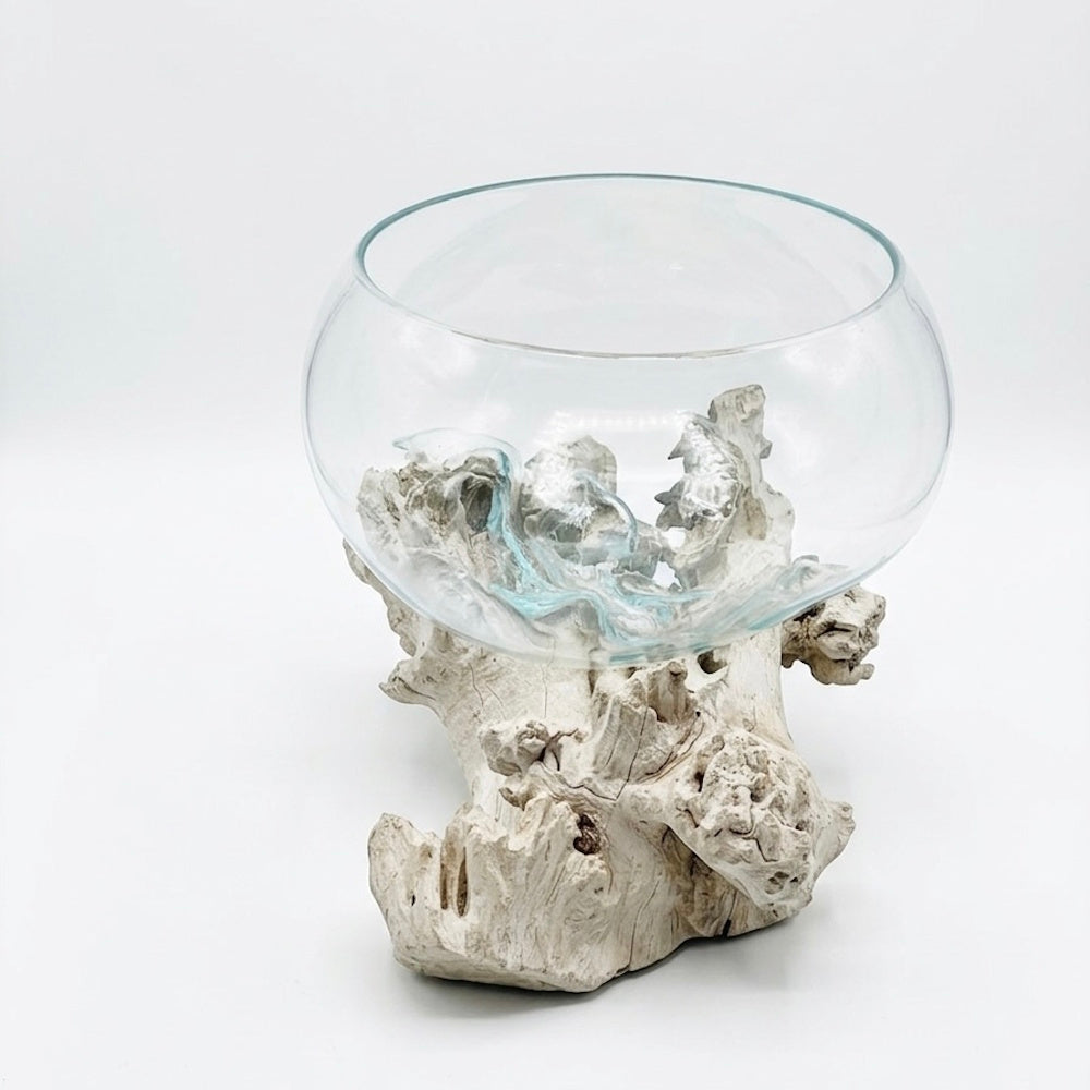 Driftwood glass bowl XL-1