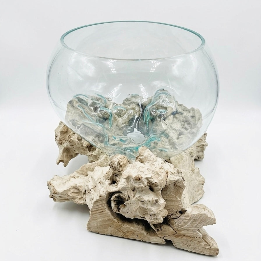 Driftwood glass bowl XL-2