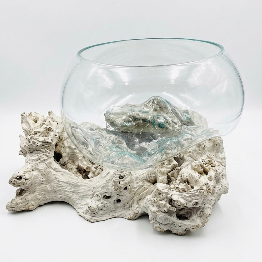 Driftwood glass bowl XL-2