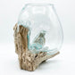 Driftwood glass base XL-2