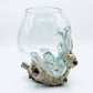 Driftwood glass base XL-2