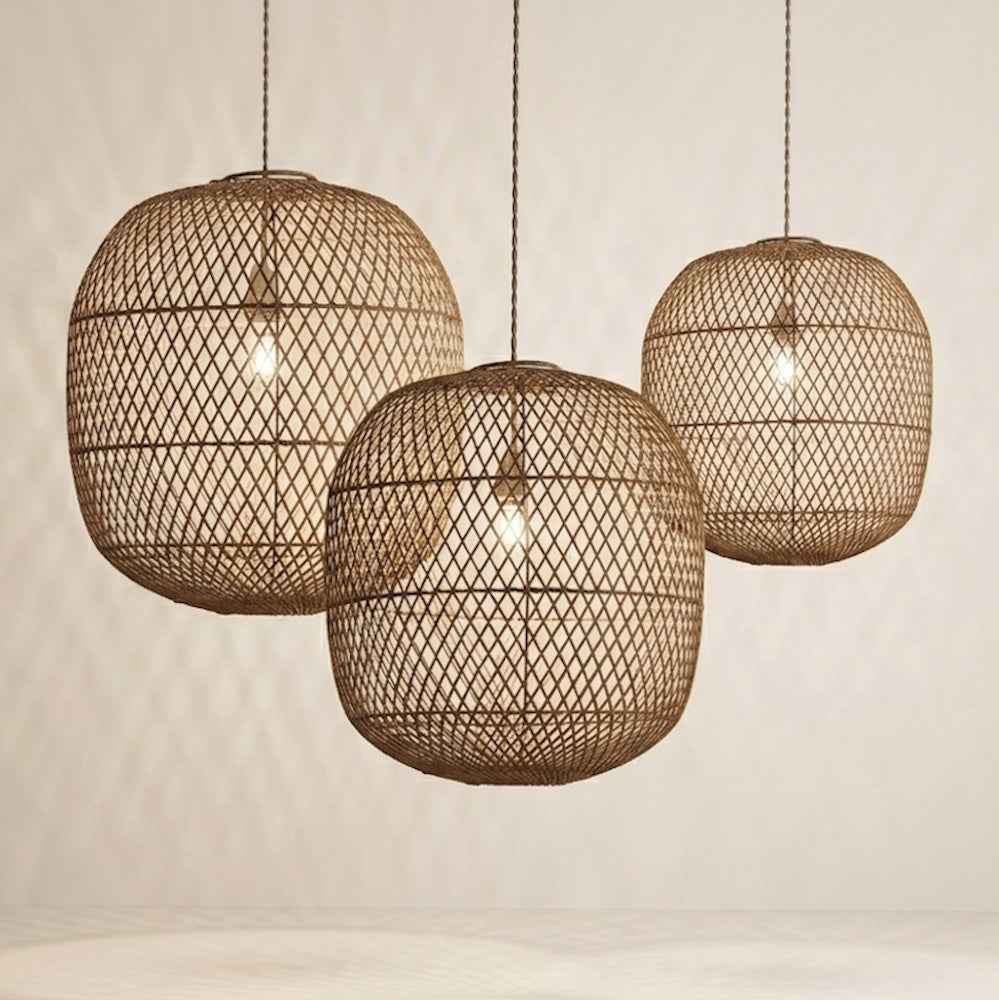 WA Pendant Lamp 60 / ラタンランプ